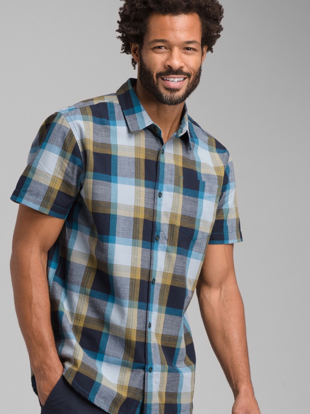 Prana Men's Slim Fit Botton Down - Size Large